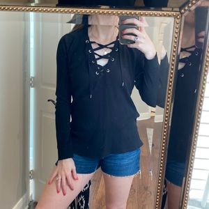 Z Supply Waffle Hoodie